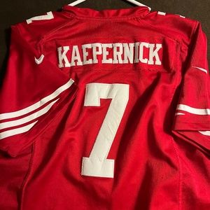 Kaepernick San Francisco 49ers kids jersey size M